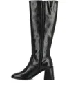 Mexx 70mm Maya Block-heel Knee-high Boots In Black
