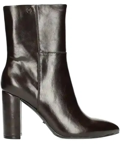 Mexx Block Heel Boots In Brown