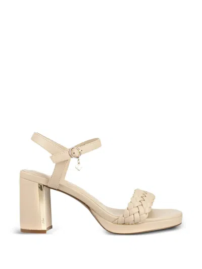 Mexx Braided Buckle-fastening Sandals In Neutral