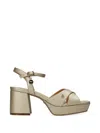 Mexx Crossover-strap Platform Sandals In Multi