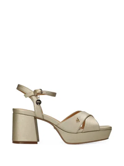 Mexx Crossover-strap Platform Sandals In Multi
