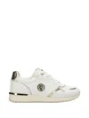 EKE CAIA METALLIC-TRIM SNEAKERS