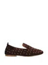 EYELET-EMBELLISHED LOAFERS