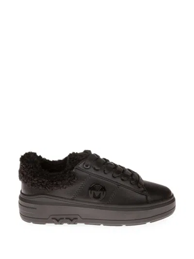 Mexx Faux-shearling Trim Sneakers In Multi