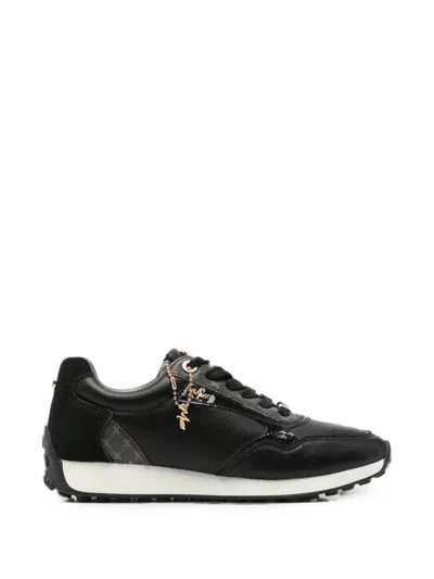 Mexx Hena Logo-charm Panelled Sneakers In Black