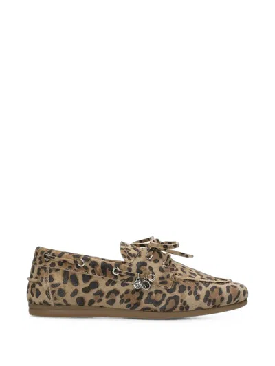 Mexx Leopard-print Loafers In Multi
