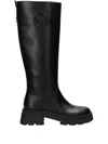 Mexx Logo Plaque Boots In Multi