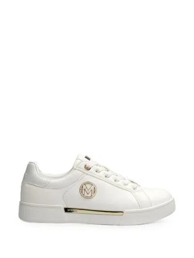 Mexx Logo-plaque Sneakers In White