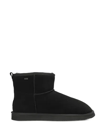 Mexx Olympia Suede-finish Ankle Boots In Black