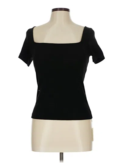 Pre-owned Mexx Short Sleeve Turtleneck In Black