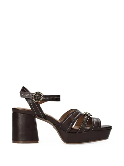 Mexx Tobie Nicky Platform Sandals In Brown
