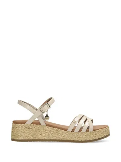 Mexx Woven-platform Buckled Sandals In Multi
