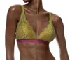Mey Triangle Bra - Plus In Urban Green In Multi