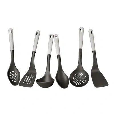 Meyer 6-piece Kitchen Cooking Utensil And Tool Set In Black;gray