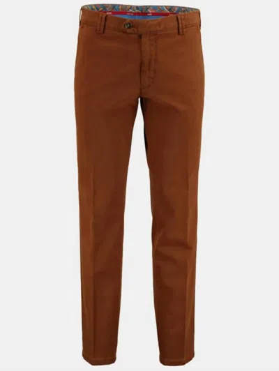Meyer Men's Bonn Modern Fit Chino Pant In Taupe In Gray