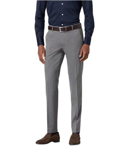 Meyer Travel Twill Chino Pant In Light Grey In Gray