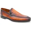 Mezlan Apron Toe Leather Loafer In Multi