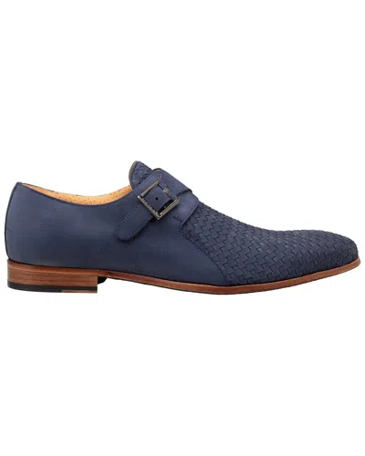 Mezlan Ayllon Leather Oxford In Blue