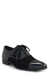 Mezlan Cap Toe Oxford In Black