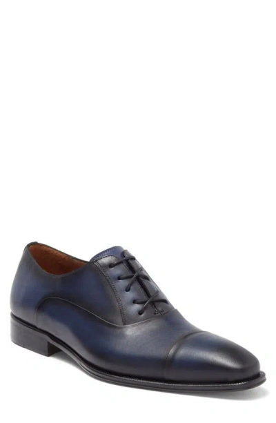 Mezlan Cap Toe Oxford In Blue