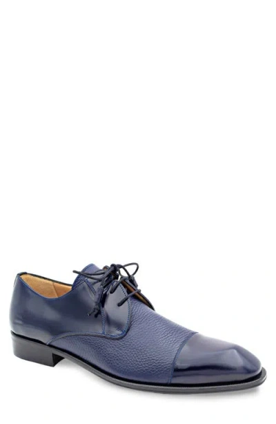 Mezlan Capello Cap Toe Derby In Blue