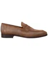 Mezlan Caro Suede Penny Loafer In Brown
