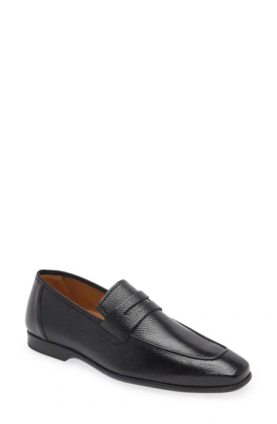 Mezlan Carver Penny Loafer In Black