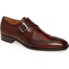 Mezlan Forest Single Monk Strap Wingtip Shoe In Brown