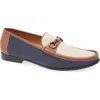 Mezlan Kheanill Moc Toe Bit Loafer In Blue Multi