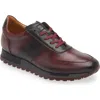 Mezlan Latini Sneaker In Graphite/red