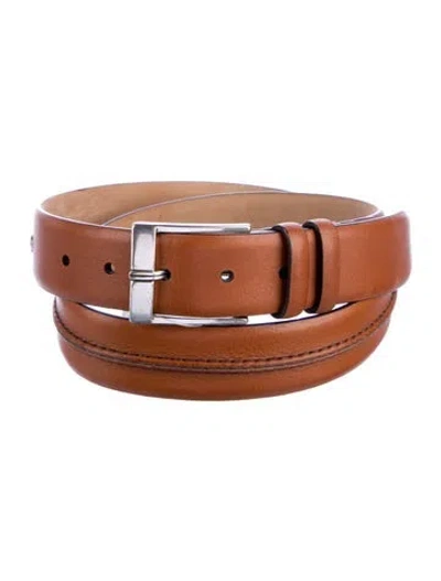 Pre-owned Mezlan Leather Belt Kit In Brown