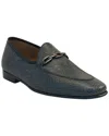 Mezlan Leather Loafer In Black