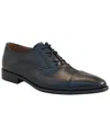 Mezlan Leather Oxford In Blue