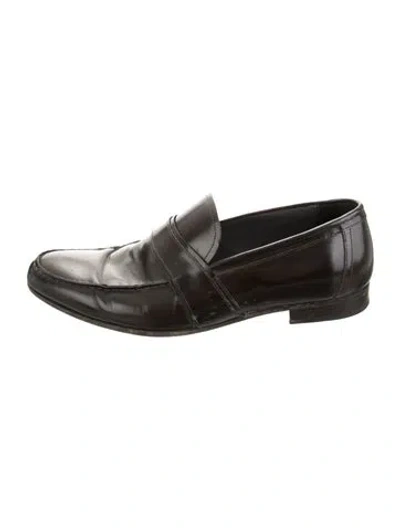 Pre-owned Mezlan Leather Tassel Accents Dress Loafers In Multicolor