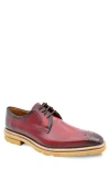 Mezlan Lug Sole Brogue Medallion Derby In Multi