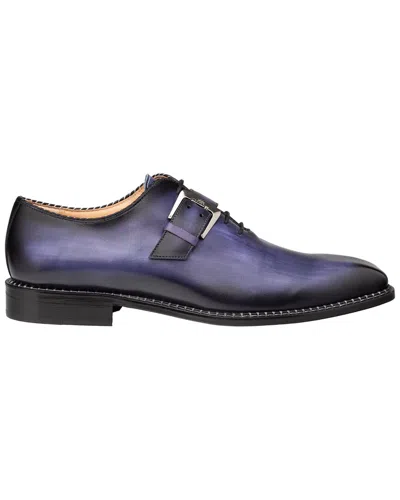 Mezlan Machado Leather Oxford In Purple