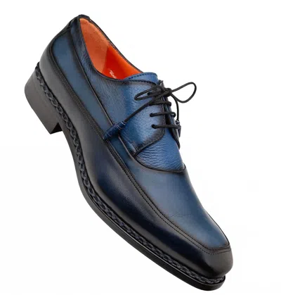 Mezlan Men's Bowery Shoes In Navy In Blue