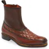 Mezlan Musico Boot In Dark Cognac/chocolate