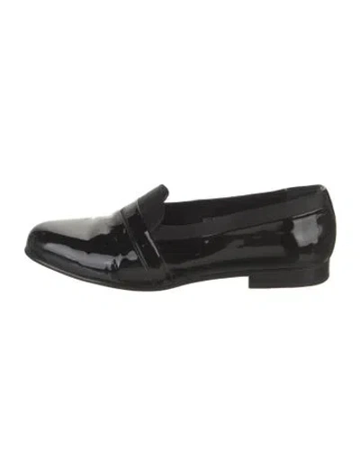 Pre-owned Mezlan Patent Leather Dress Loafers In Black