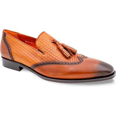 Mezlan Patina Textured Loafer