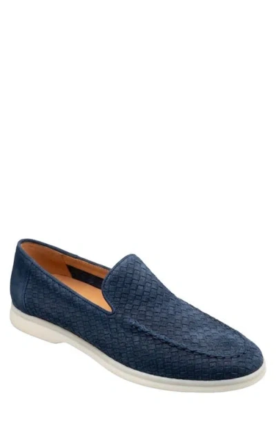 Mezlan San Lucar Woven Loafer In Blue