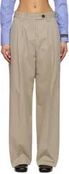 Mfpen Beige Favorite Trousers In Chino Beige