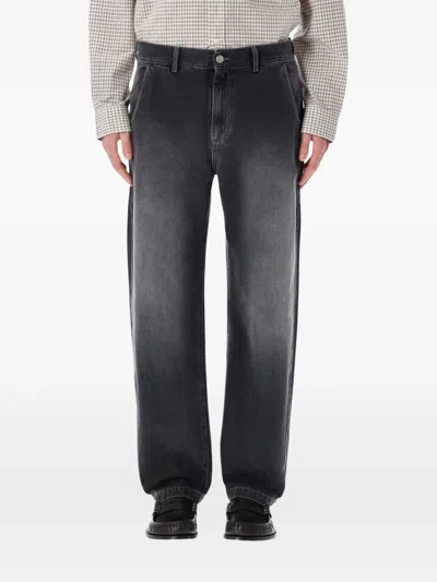 Mfpen Regular Fit Organic Denim Jeans In Black