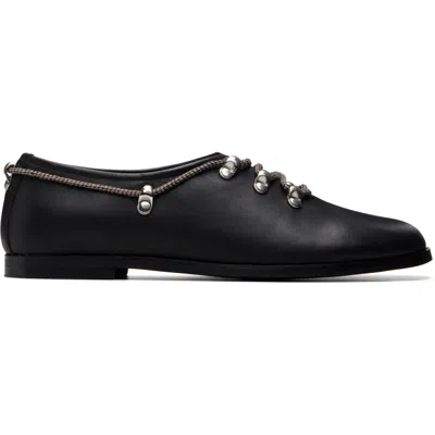 Mfpen Black Alpine Flat Loafers