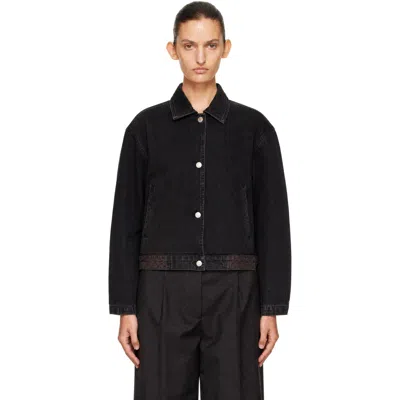 Mfpen Decorator Denim Jacket In Black