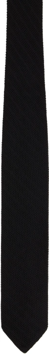 Mfpen Black Formal Tie In Black