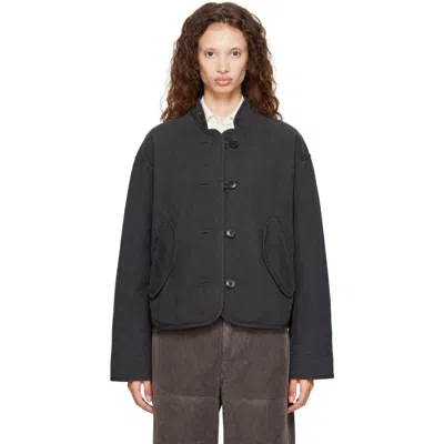 Mfpen Black Liner Jacket In Dusty Black