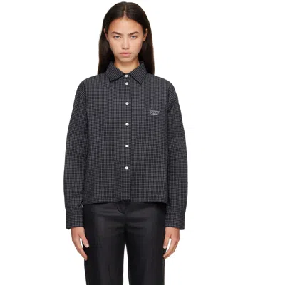 Mfpen Black New Format Shirt In Black Check