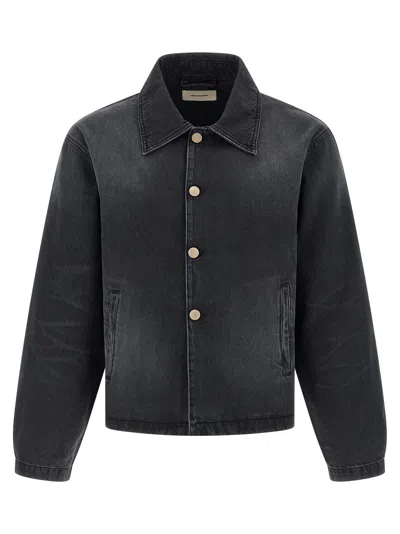 MFPEN MFPEN BLACK ORGANIC COTTON DENIM MEN'S JACKET