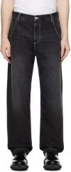 Mfpen Black Regular Jeans In Faded Black